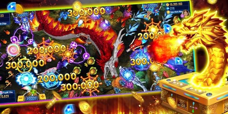 Một vài tính năng đặc biệt xuất hiện trong game bắn cá con rồng