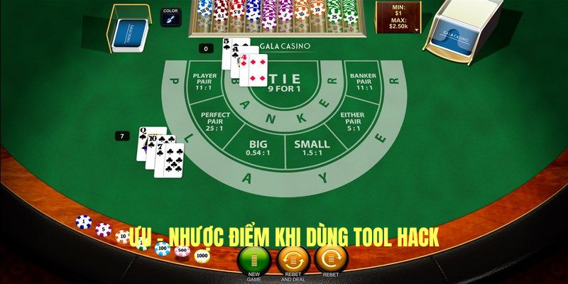 HUBET phân tích ưu - nhược điểm tool Baccarat